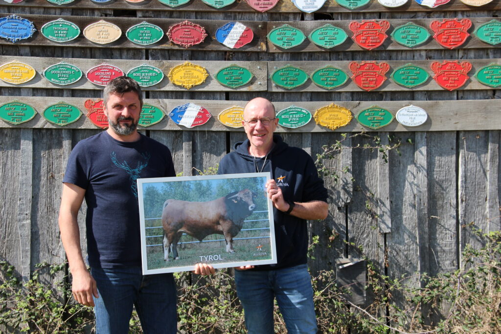 Pierre RESCHE et Patrice FABRE (Technicien Aubrac AURIVA)